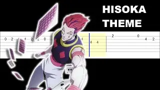 Hunter X Hunter - Hisoka Theme (Easy Guitar Tabs Tutorial)