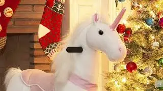 🦄 My Unicorn Ride-On Horse for Kids - Pink & Magical! | For Ages 3-4
