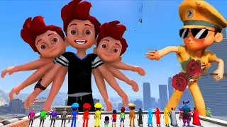 LITTLE SINGHAM WITH SHIVA KICKO SHINCHAN FOUND BIGGEST EVER KICKO IN GTA 5 #48