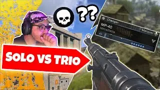 SOLO vs TRIO avec la MP40 du sol 👌