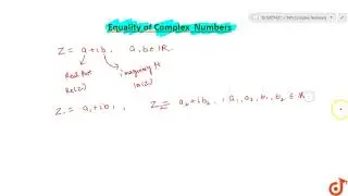 Equality of complex numbers