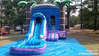 Mini Purple Crush Water Slide Combo
