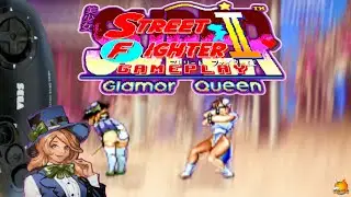 🎮 BISHOUJO SUPER STREET FIGHTER II Glamor Queen (Yoni Arousement, 2024) 💥 Mega Drive SSFII Rom Hack