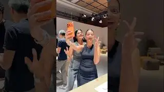 Wore a *SEXY* backless Dress😱🥵 for *Iphone 17* Launch ke liye *GRWM*😍✨#apple #iphone17 #unboxing