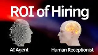 The ROI Of Hiring An AI Agent VS A Human Receptionist | Save Thousands Yearly #AIReceptionist