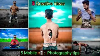 5 Creative photography ideas in Mobaile phone || Make your Instagram photos Viral @babaieditz