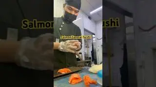How to make Sushi #salmon #japanesefood#nigirisushi