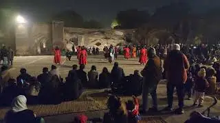 History by night Lahore Fort Qila Pakistan performance #music #dance #dhol