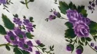 screen printing process on jute cloth / jute bag making cloth