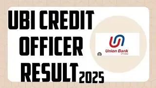 Union bank credit officer result 2025 written exam #ubi #ubiso #ibps