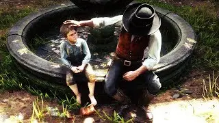 RDR2: Джек Марстон и Папа Бронте Спагетти