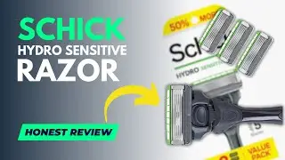 Quick Honest Review of the Schick Hydro Sensitive Razor, 1 Razor Handle and 3 Cartridges.