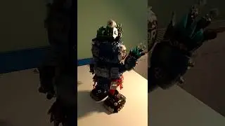 Toy Robot becomes Ork Stompa for Warhammer 40k
