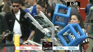 2015 VRC Math Q123 - 5369 7581H vs 5776B 9322B - 51 to 45 - VEX Worlds 2015 - Math Division