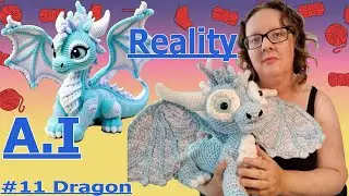 A.I to Reality #11 -Dragon #crochet #crochetdesign #amigurumi #aitoreality #crochetproject #aiimages
