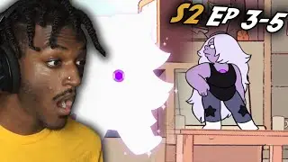 AMETHYST GOT POOFED?! | Steven Universe Season 2 Ep 3-5 REACTION |