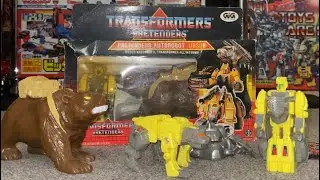 Transformers generation one Chainclaw review. G1 pretender beast collection gig variant Ursus box