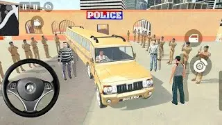 📈Car bike Game: Franklin Order In🤍 Indian Silver Police Car's And drives 🥺A Indian Police SUV Game🏍️