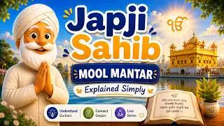 Learn Japji Sahib: Easy Mool Mantar Explanation for Kids | Simple & Beautiful Sikh Teachings