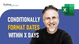 Excel Conditionally Format Dates Within x Number of Days From Today's Date