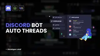 Discord Auto Threads System | Showcase Bot Auto Thread untuk Server Discord