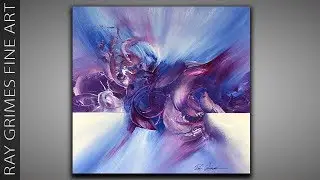 Abstract Painting Demonstration / 229 / Relaxing / Acrylics / Techniques