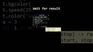 Amazing python graphics 8 #shorts  #python #turtle #graphics #8