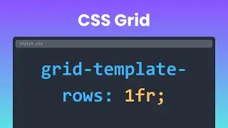 CSS grid-template-rows explained! 🔥🔥🔥