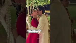 Inside photos from #aditiraohydari & #siddharth 's wedding are all about love, laughter & dance!