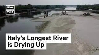 Italy&rsquo;s Po River Drying Up From Climate Change
