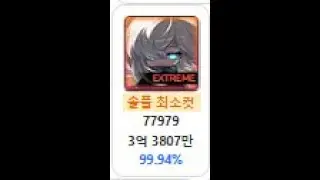 라라 익스트림 스우 최소컷 ( HEXA 77979, 3시드링 )
