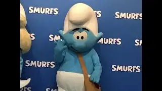 SpongeBob and Patrick Meet the Smurfs at Foothills Library