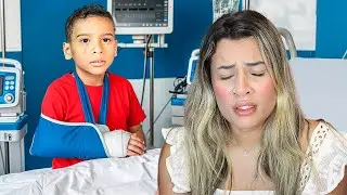 MEU FILHO SE MACHUCOU E FEZ UMA CIRURGIA
