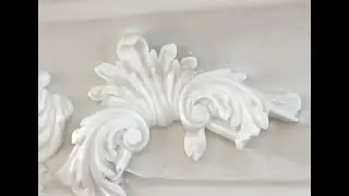 DIY Ornate Long Corbels Silicone Mold | Make Furniture Appliques, Fireplace Shelf Supports