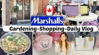 Motivational Daily Vlog Shopping At Marshall, Cook Clean & Gardening With Me & Decorate Garden Patio