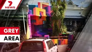 The splash of colour that's dividing Fitzroy North - Is it legal? | 7NEWS