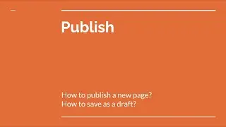WordPress Elementor - Publish Page