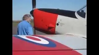 Chiltern Classic Flight - Priming and Starting the DHC1 DeHavilland Chipmunk