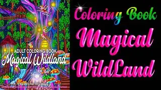 Adult Coloring Book Magical Wildland by Damita Victoria
