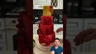 They made a watermelon cake! 😲🤔🤔