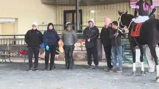 Huggy & apprentice jockey Yan Rodriguez won Monday&rsquo;s 3rd race in command for trainer Butch Reid
