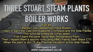 THREE STUART STEAM PLANTS - BOILER WORKS - PART #9