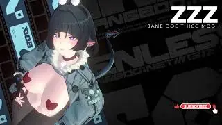 JANE DOE Thicc/Nude Mod Showcase HD | Zenless Zone Zero Mods (ZZZ) Mod Gameplay | ZZZ Thicc/Nude Mod