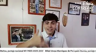 Mikel,  joven de la comuna de Malloa puntaje nacional en matem&aacute;ticas M1