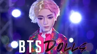 BTS Dolls PLUS Custom BTS Concert Stage with Real working spotlights
