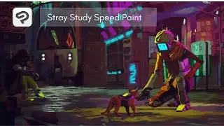 Painting Study from the video game Stray