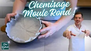 Comment Chemiser un Moule ROND avec du Papier Cuisson pour un D&eacute;moulage Parfait 🎂