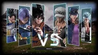 Goku vs Law in jump force #jumpforce #gameplay #goku #onepiece