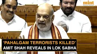 Operation Mahadev: 3 Terrorists Involved In Pahalgam Attack Killed, Amit Shah's BIG Revelation