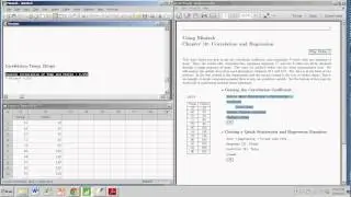 Correlation and Regression with Minitab